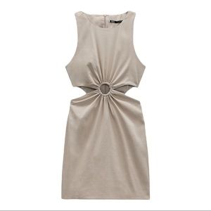 💋3 for $60💋 Zara Cut Out  Linen Blend Dress